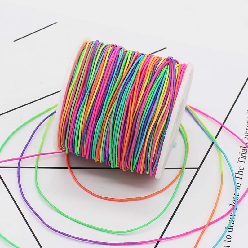 Mixed Color Elastic Thead packing with bobbin NO. 42 / 37 / 32 Latex