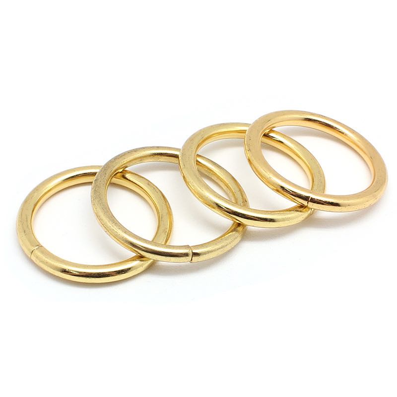 Metal O-Ring Bag Buckle  Loop Clip Hook Fasteners for Dog Collar Purses Bags Webbing SewingHot sale products