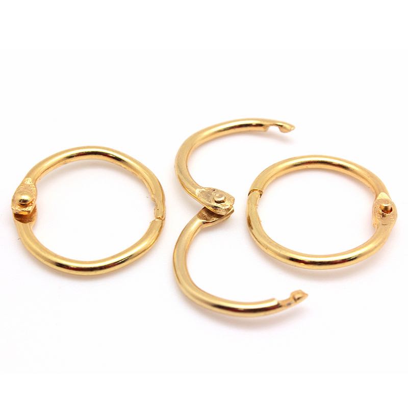 Metal O-Ring for book