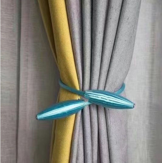 Twist Curtain Tiebacks Rose Gold Curtain Holdbacks Buckle Tie Backs Hook Clips