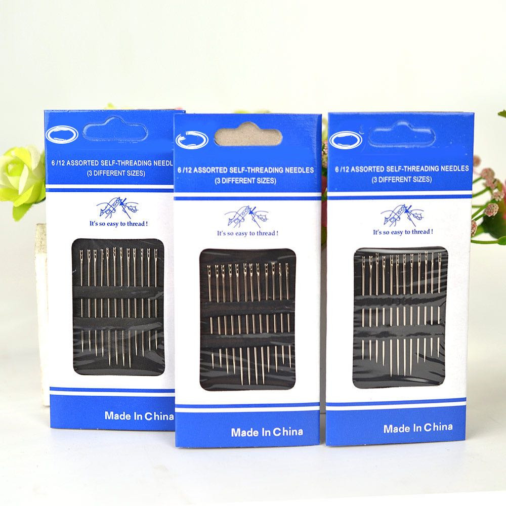 Wholesale Self Threading Needles Household Needle Kit for DIY Hand Sewing