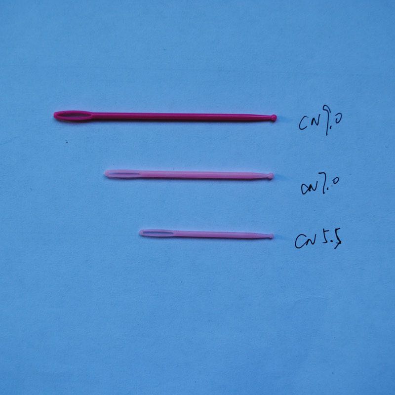 round head plastic needle mixed color different size