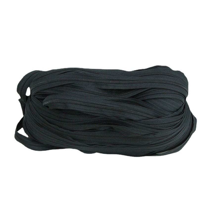 3# Fabric Zipper Roll Smoothly Dyeing Nylon Zipper Long Chain
