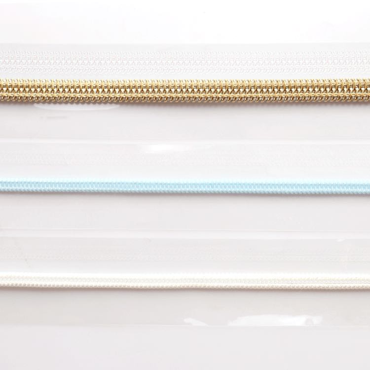 #3 #5 #7 PVC tape nylon zipper long chain for bag