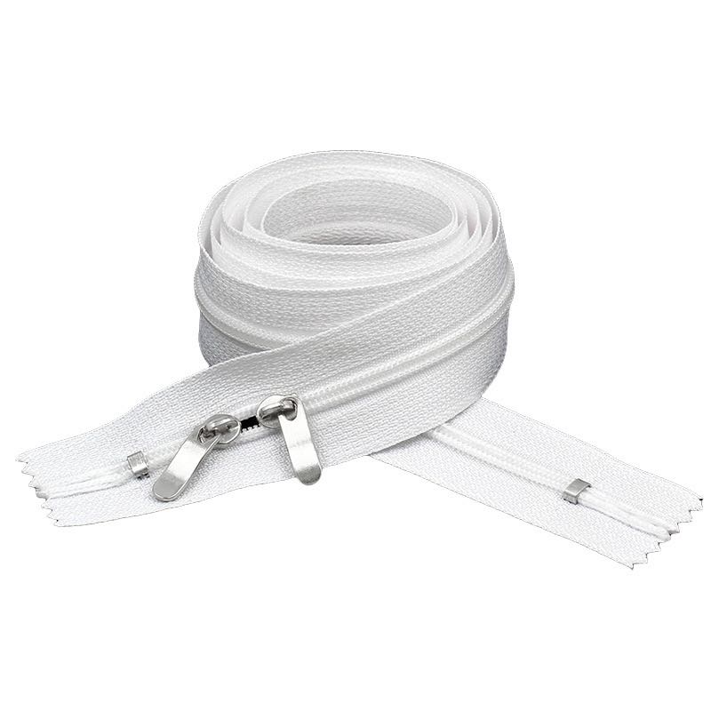 No.5 Double Sliders Close End Two Ways Nylon Luggage Zipper