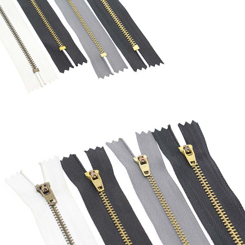 4# Close End  Brass Zippers Metal Zipper