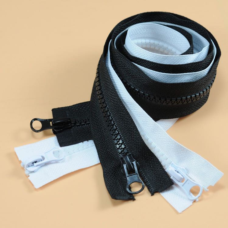 #5 two-way Resin Zipper Auto Lock open end